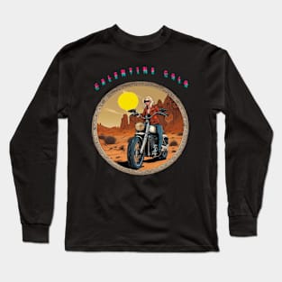 Galentines gal under the hot desert sun Long Sleeve T-Shirt